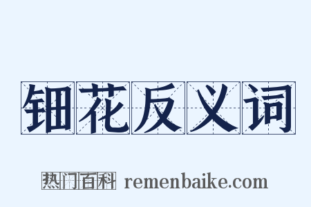 钿花反义词是什么意思的图片